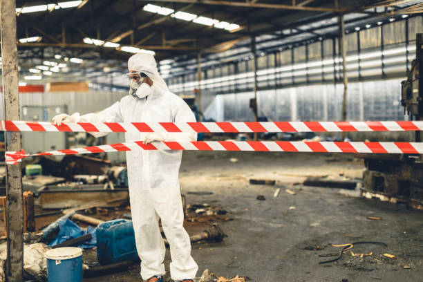 Professional Trauma Scene Cleanup technician working in Lyons, NE